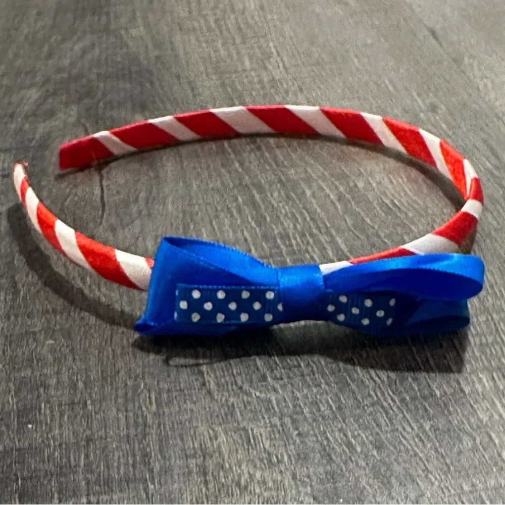 💞 New Americana Red, White & Blue Kids Patriotic Headband